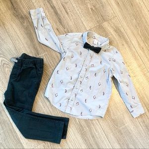 Winter 4T dress shirt and pants